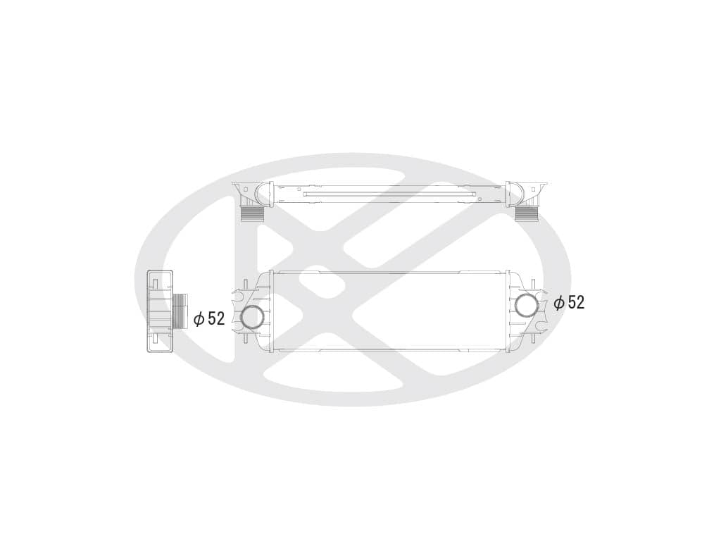 Charge Air Cooler — KOYORAD IA490157