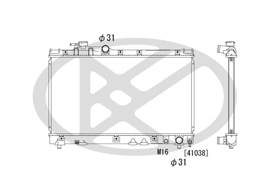 Radiator — KOYORAD PL010407