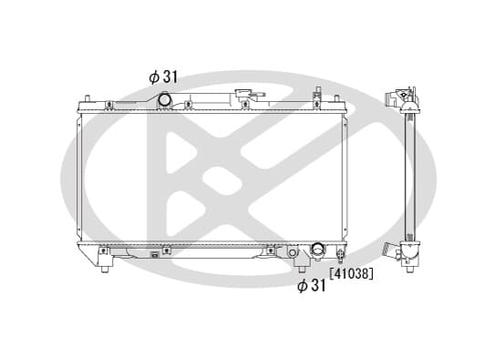 Radiator — KOYORAD PL010874