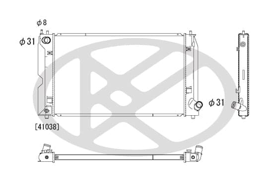Radiator — KOYORAD PL012143
