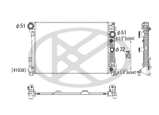 Radiator — KOYORAD PL412876