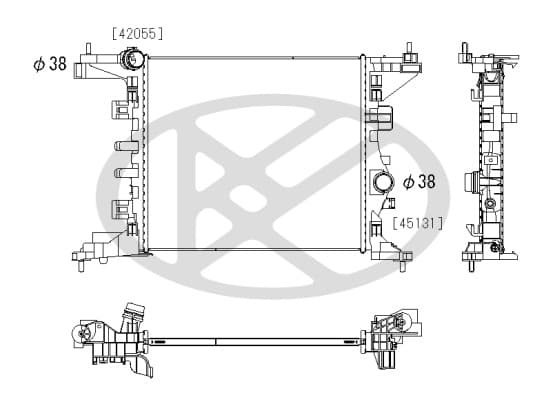 Radiator — KOYORAD PL463604