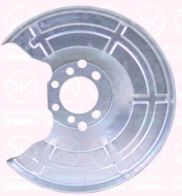 Splash Guard, brake disc — KLOKKERHOLM 5062879