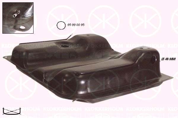 Fuel Tank — KLOKKERHOLM 9557009