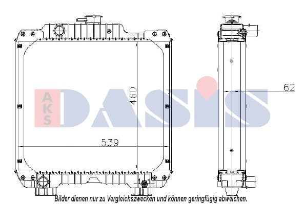 Radiator — AKS DASIS 440301N