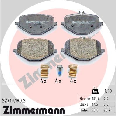Brake pad set image