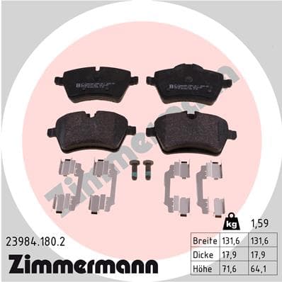 Brake pad set image