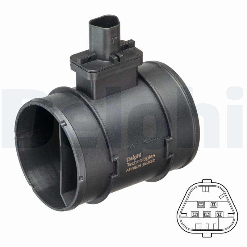 Mass Air Flow Sensor — DELPHI AF10519-12B1