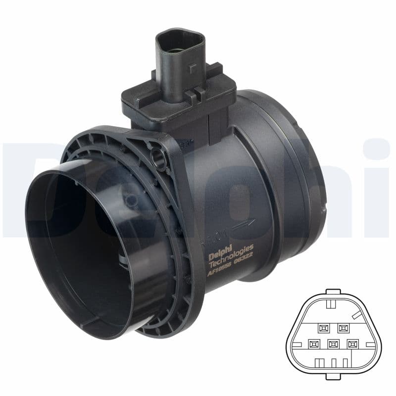 Mass Air Flow Sensor — DELPHI AF10556-12B1
