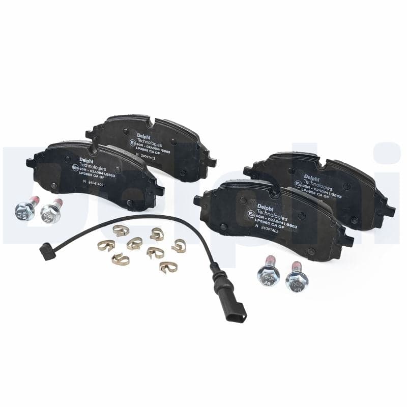 Brake pad set — DELPHI LP3865