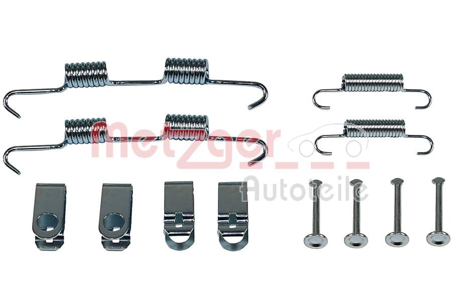 Accessory Kit, parking brake shoes — METZGER AUTOTEILE 105-0077