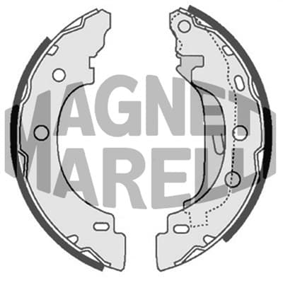 Brake Shoe — MAGNETI MARELLI 360219192198