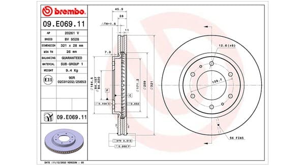 Brake Disc — MAGNETI MARELLI 360406172801
