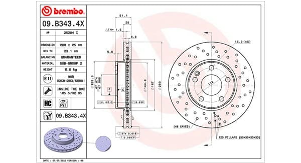 Brake Disc — MAGNETI MARELLI 360406176502