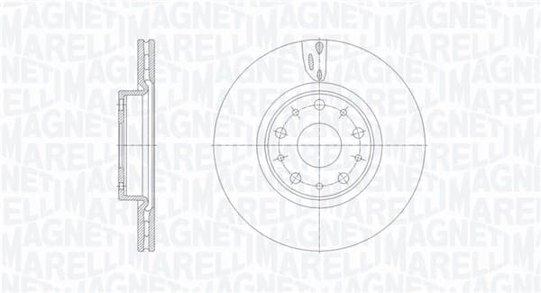 Brake Disc — MAGNETI MARELLI 361302040356