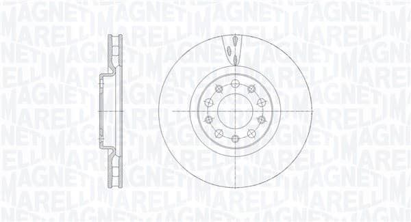 Brake Disc — MAGNETI MARELLI 361302040671