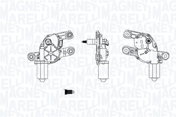 Wiper Motor — MAGNETI MARELLI 064075800010