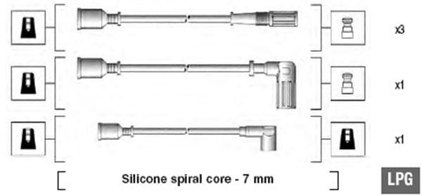 Ignition Cable Kit — MAGNETI MARELLI 941095480591