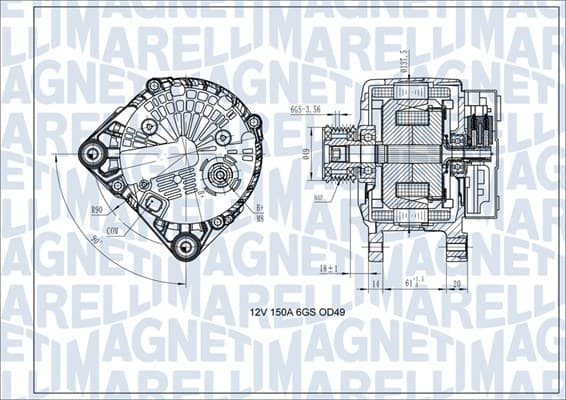 Power generator — MAGNETI MARELLI 063731618410