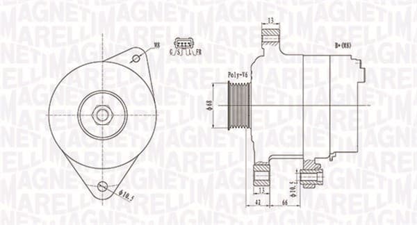 MAGNETI MARELLI 063732112010 Power generator