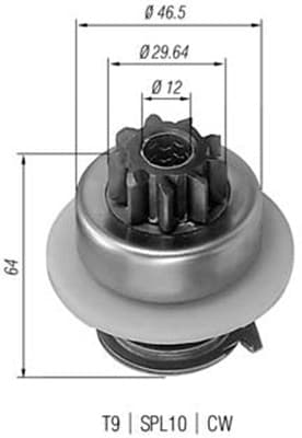 MAGNETI MARELLI 940113020074 Starter Pinion