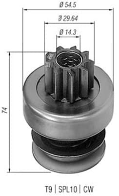 MAGNETI MARELLI 940113020086 Starter Pinion