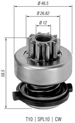 MAGNETI MARELLI 940113020149 Starter Pinion