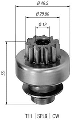 MAGNETI MARELLI 940113020306 Starter Pinion