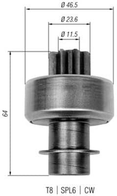 MAGNETI MARELLI 940113020336 Starter pinion