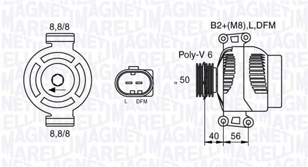 Power generator — MAGNETI MARELLI 063536250020