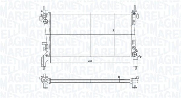 Radiator — MAGNETI MARELLI 350213172600