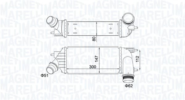 MAGNETI MARELLI 351319204140 Charge Air Cooler