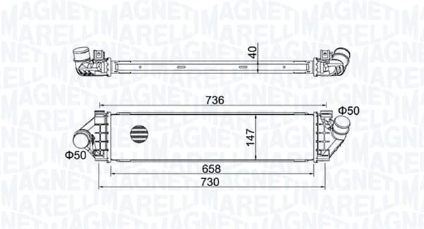 Charge Air Cooler — MAGNETI MARELLI 351319204270