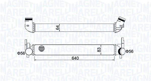 Charge Air Cooler — MAGNETI MARELLI 351319204410