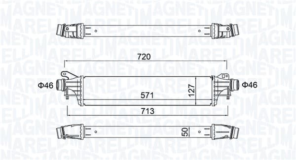 Charge Air Cooler — MAGNETI MARELLI 351319205880