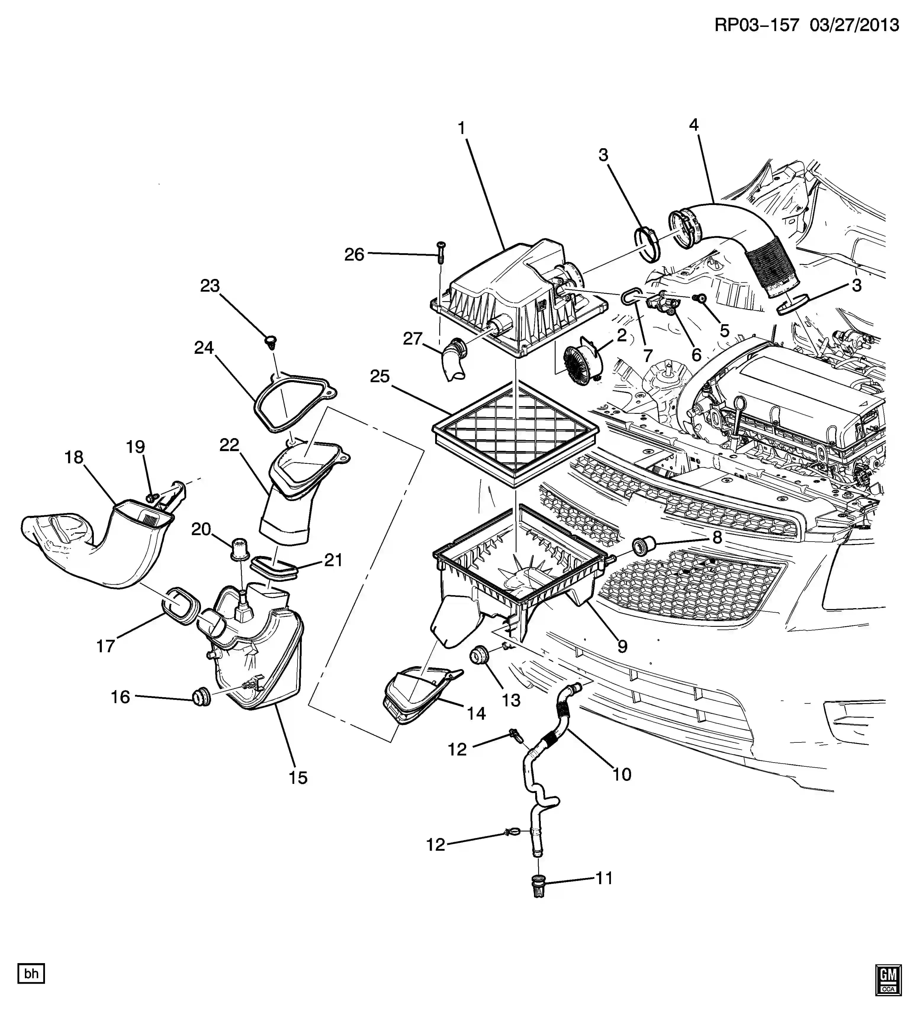 ELEMENT,A/CL(*KIT1) — Lacetti Lacetti J200 (2003–2016) — AIR INTAKE SYSTEM (LWE/1.8S)