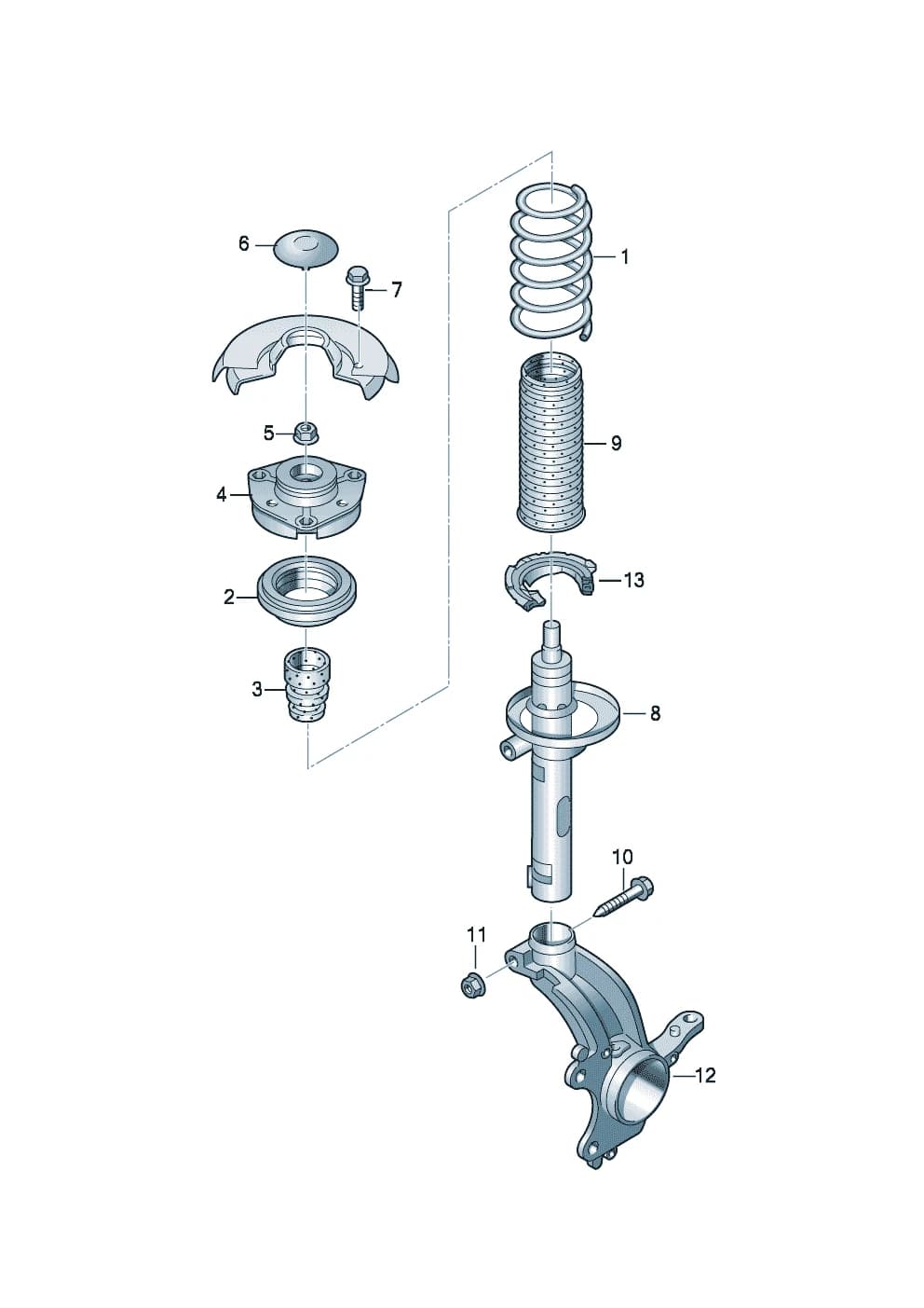 Gas shock absorber Note technical product information: โ Golf Golf/Variant/4Motion A7 (Typ 5G/BA) (2014โ2017) โ suspension Shock absorbers D >> - 25.05.2015