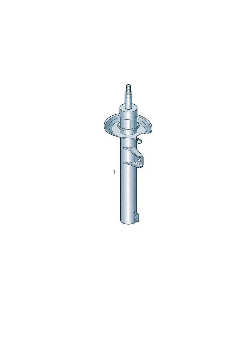 Gas shock absorber D >> - 12.01.2015 โ Passat Passat Variant/Santana B8 (Typ 3G) (2016โ2022) โ Gas shock absorber