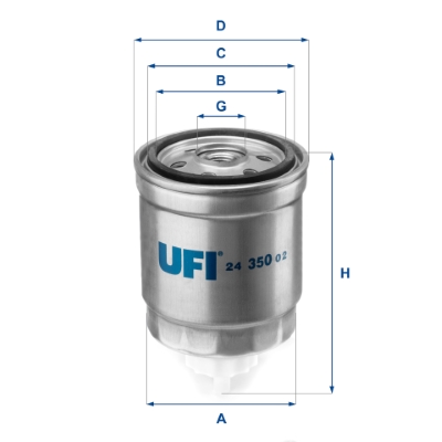 8003453060203 | Fuel filter UFI 24.350.02