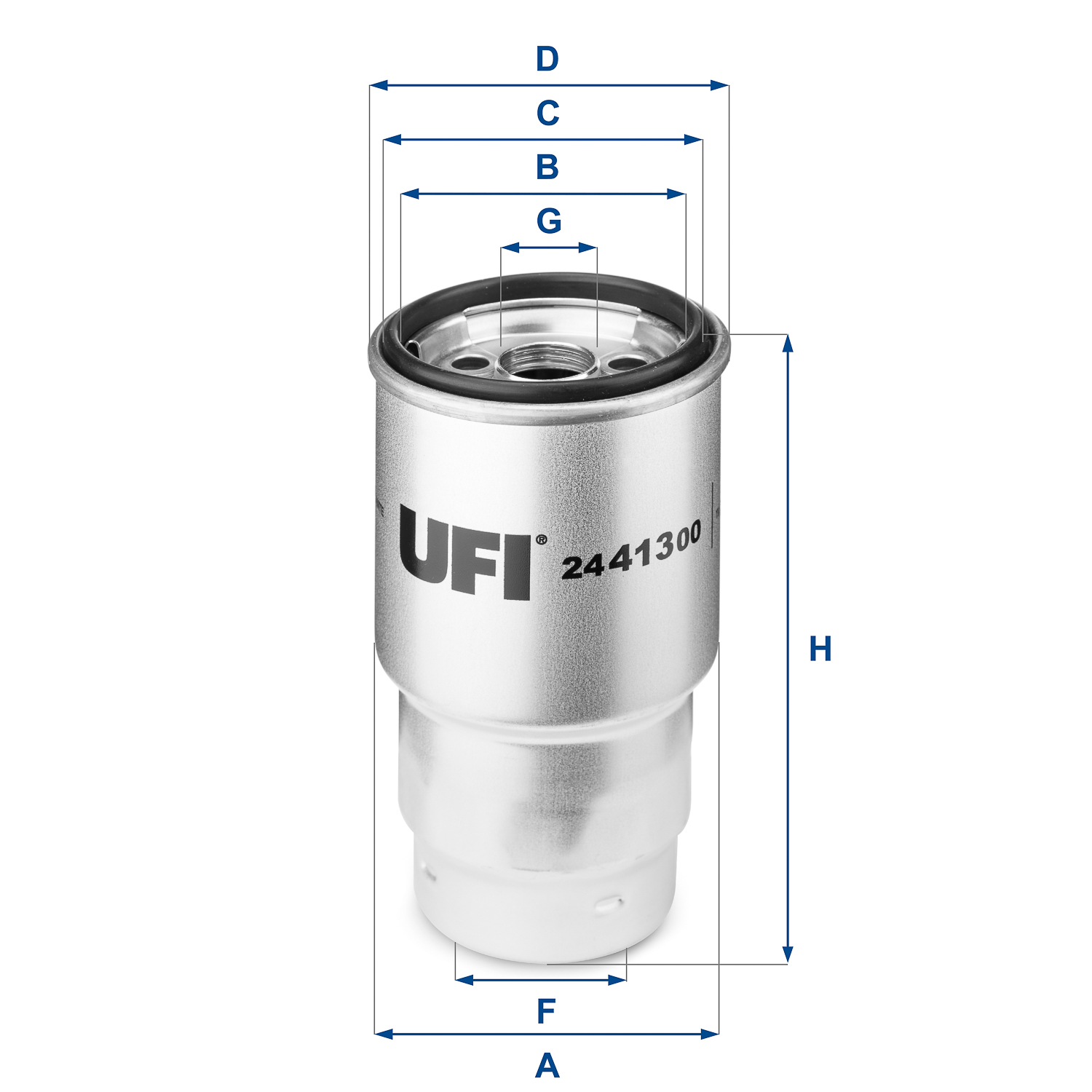 8003453061002 | Fuel filter UFI 24.413.00