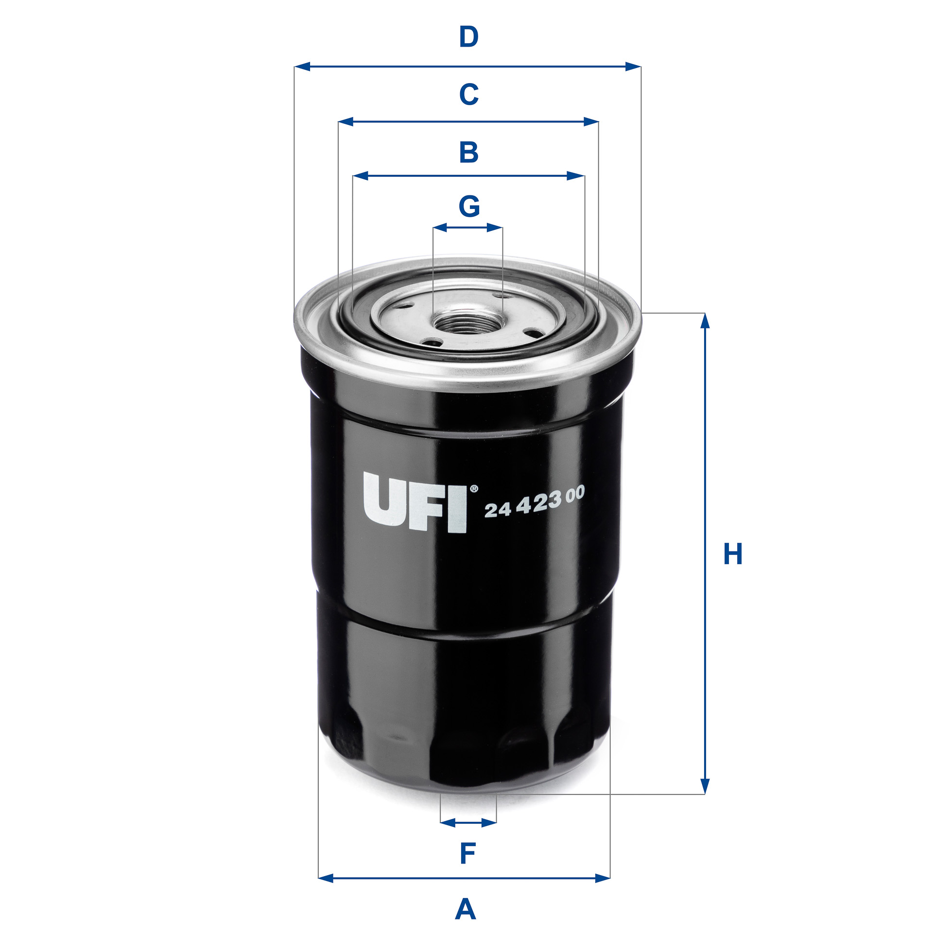 8003453061590 | Fuel filter UFI 24.423.00