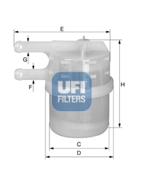 8003453152908 | Fuel filter UFI 31.020.00