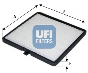 8003453171459 | Filter, interior air UFI 53.144.00