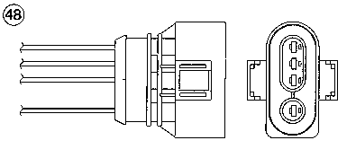  087295119501 | Lambda Sensor NGK 1950