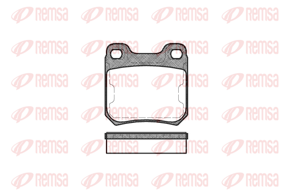 8427975012159 | Brake Pad Set, disc brake REMSA 0239.50
