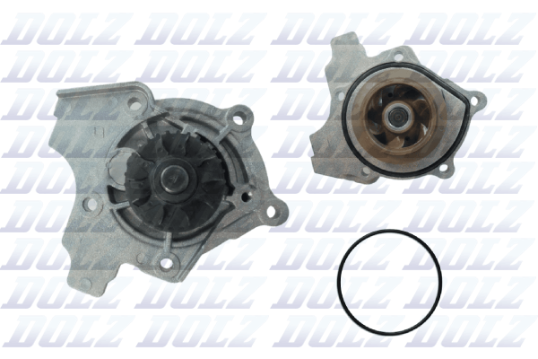 8430632012430 | Water Pump, engine cooling DOLZ a243