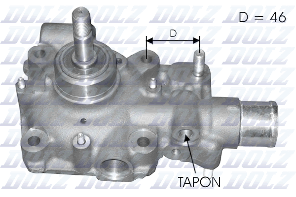 8430632021210 | Water Pump, engine cooling DOLZ b121