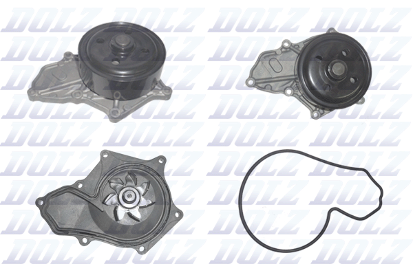 8430632551328 | Water Pump, engine cooling DOLZ h145