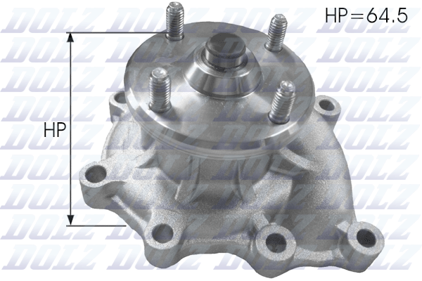8430632082259 | Water Pump, engine cooling DOLZ h225