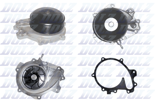 8430632000123 | Water Pump, engine cooling DOLZ m256